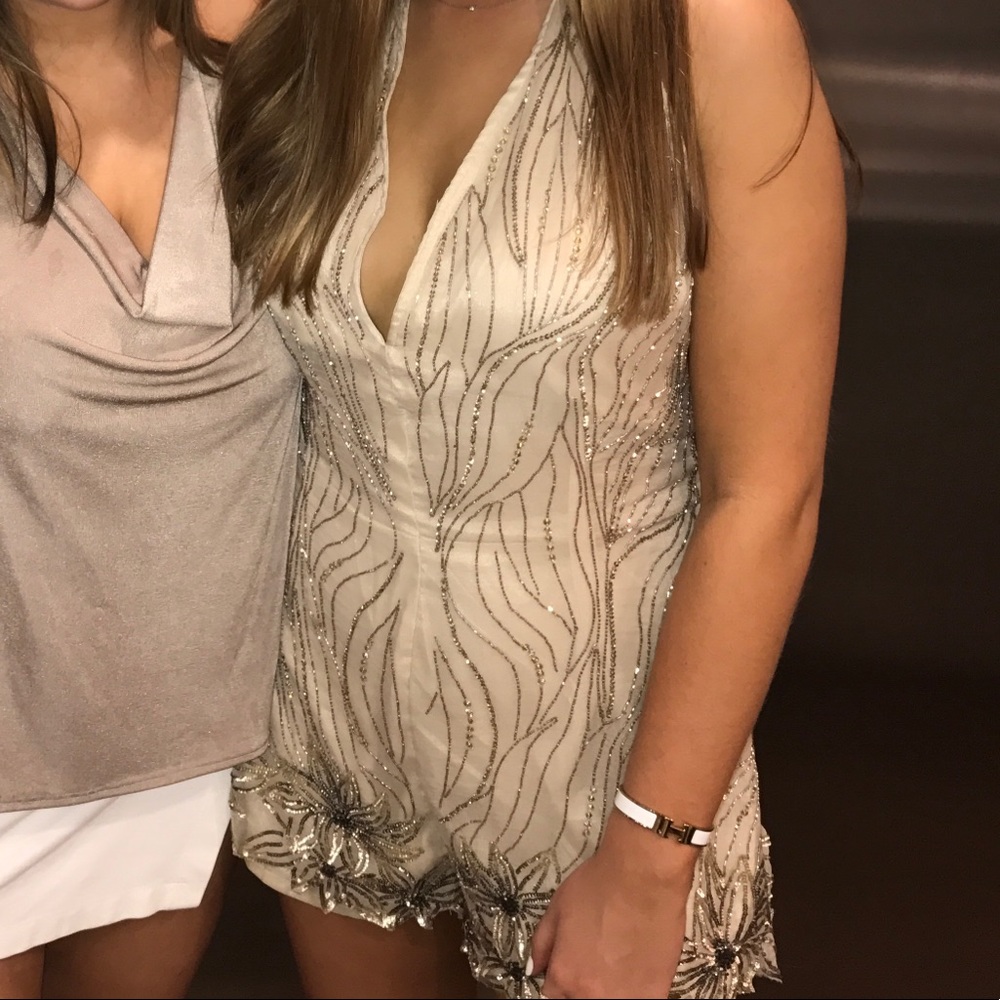 Sparkly Beaded Romper